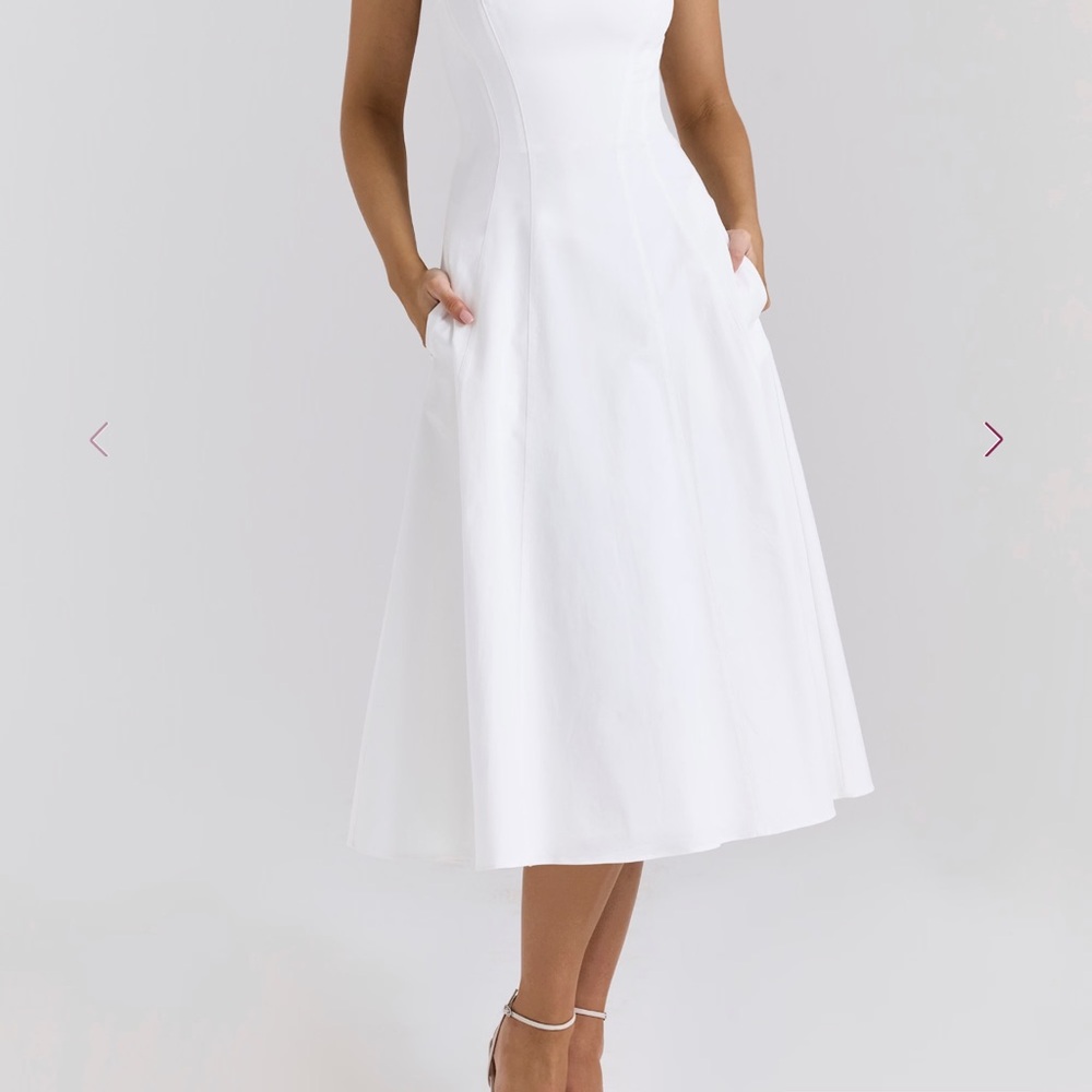 House of CB Dolly A-Line midi dress